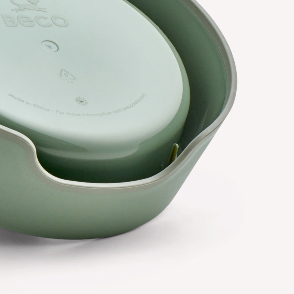 Beco Steady Cat Bowl - Green