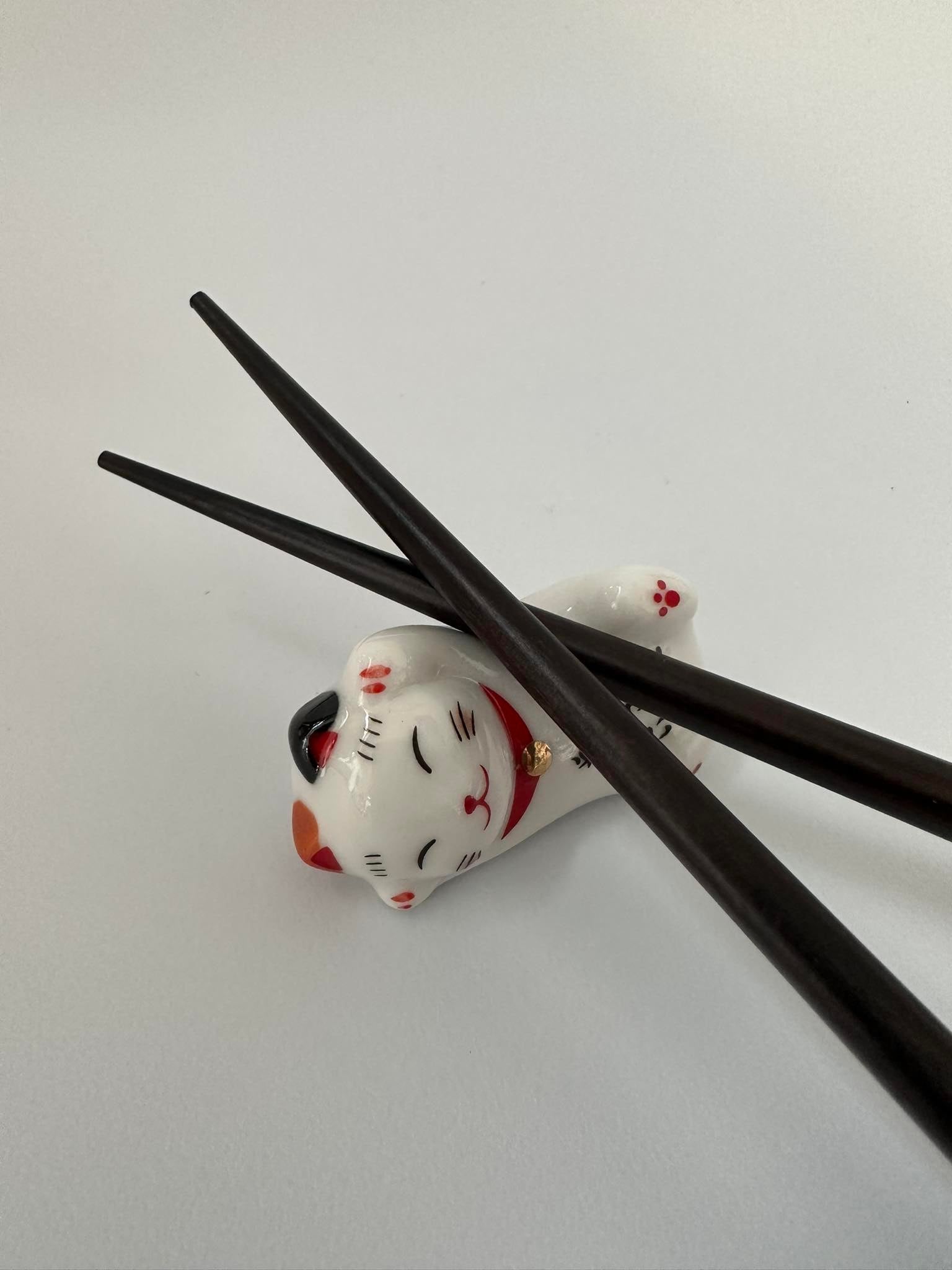 Essstäbchen Maneki Neko inkl. Ablage