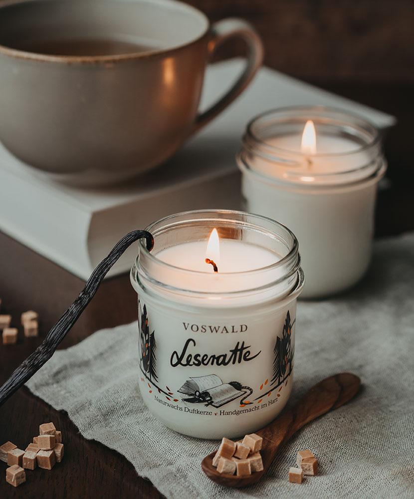 Duftkerze Leseratte