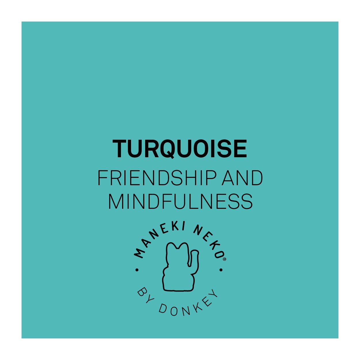 MANEKI NEKO Lucky Mug - Turquoise