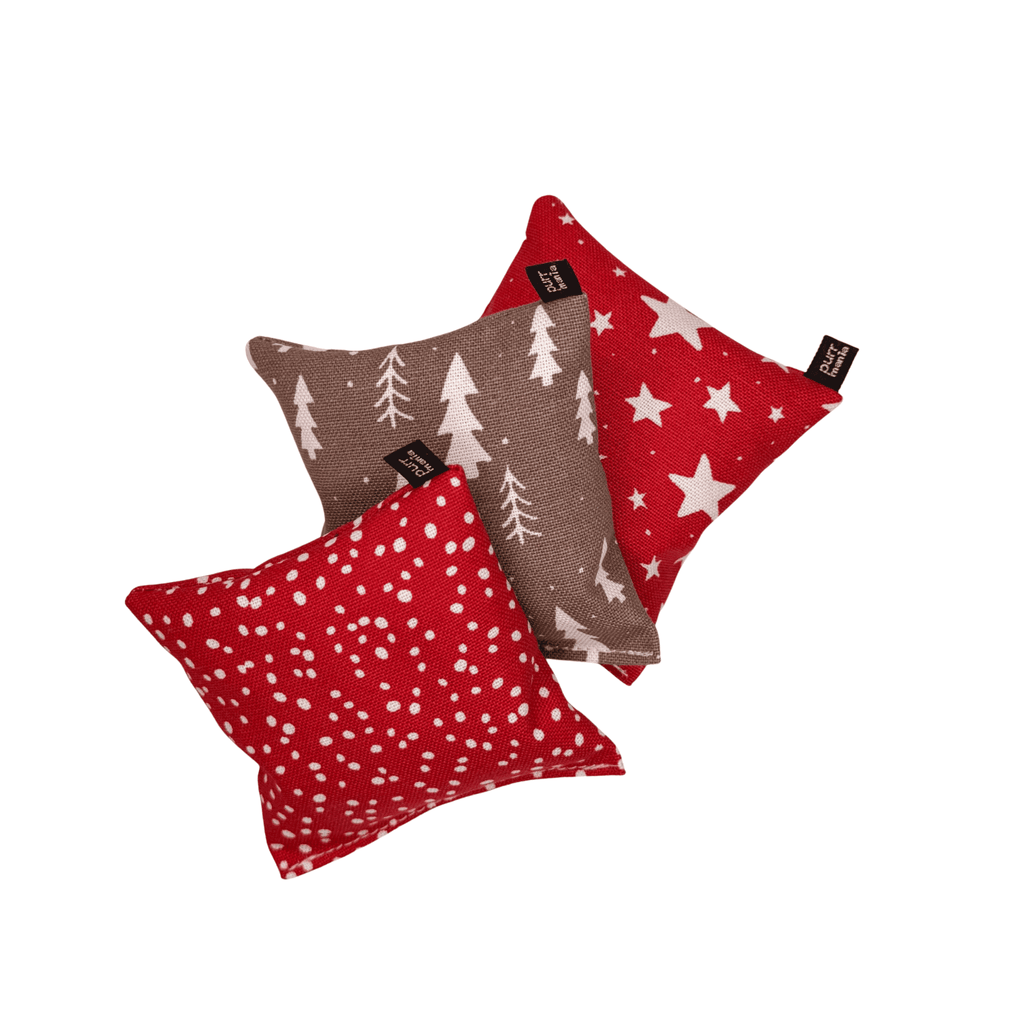 nippy Xmas-Bundle: 3er Set Catnip-Schmusekissen